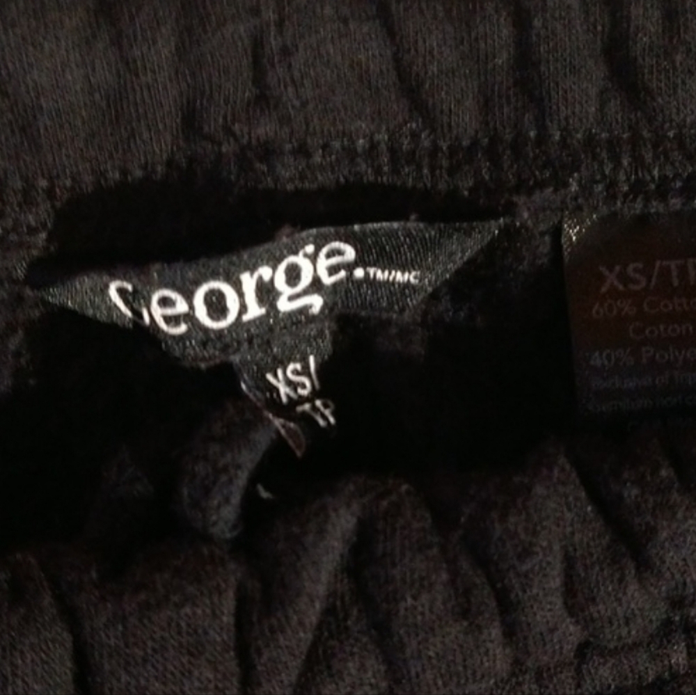 6/$15 Size Xs Black Jogger Bundle Lot of 2 Pairs – Comfy Lounge & Casual - Picture 6 of 16